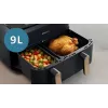 Karšto oro gruzdintuvė Philips 3000 Series Dual Basket Airfryer NA352/00 — 9 L, 2750 W, du krepšeliai, 8 programos, 40–200°C