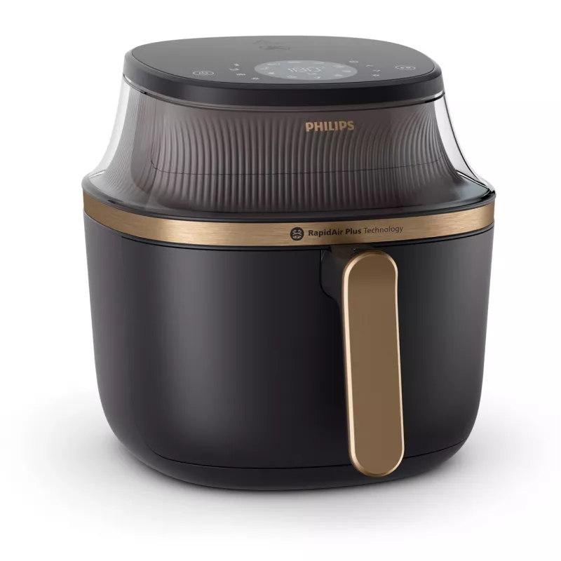 Karšto oro gruzdintuvė „Philips 3000 Series“ NA332/00 — 6,2 l, 1700 W, jutiklinis LED, 16 programų