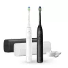 „Philips Sonicare“ serijos 5300 HX7109/01 įkraunamas elektrinis dantų šepetėlis, 2 rankenos, 2 šepetėlių galvutės, 62 000 judesių/min., 2 greičiai, kelioninis dėklas