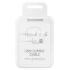 Samsung EP-DG930 USB laidas USB 2.0 1,5 m USB A USB C/Micro-USB B Baltas