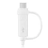 Samsung EP-DG930 USB laidas USB 2.0 1,5 m USB A USB C/Micro-USB B Baltas