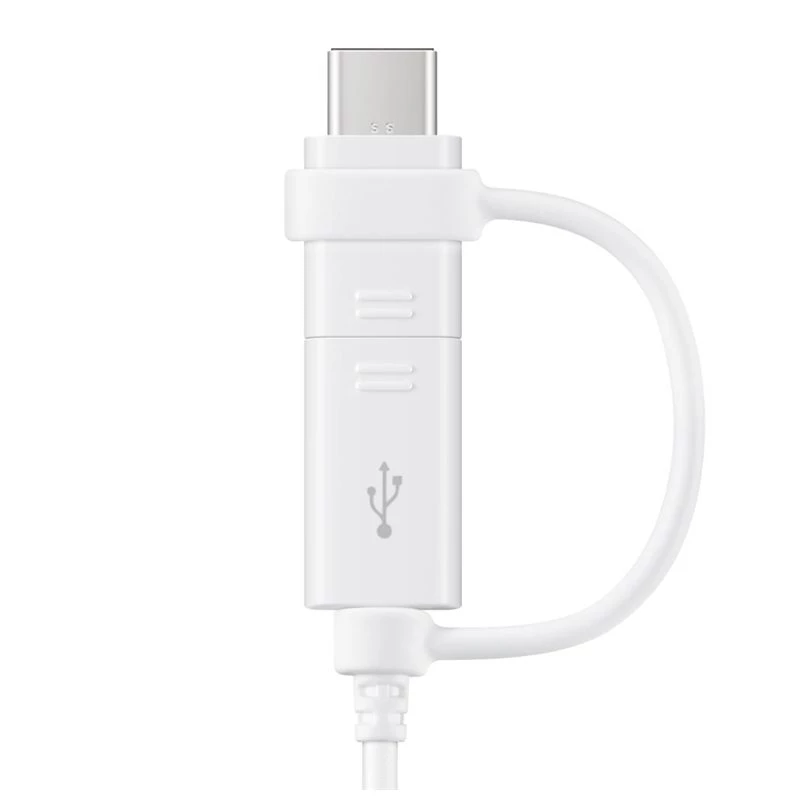 Samsung EP-DG930 USB laidas USB 2.0 1,5 m USB A USB C/Micro-USB B Baltas