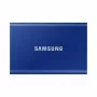 Išorinis SSD Samsung T7 Portable 2TB USB Type-C 3.2 Gen 2 mėlynas (NVMe, 1050/1000 MB/s)