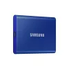 Išorinis SSD Samsung T7 Portable 1 TB, USB-C 3.2 Gen 2, NVMe, AES-256 aparatinė šifravimo apsauga, mėlynas