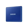 Išorinis SSD Samsung T7 Portable 1 TB, USB-C 3.2 Gen 2, NVMe, AES-256 aparatinė šifravimo apsauga, mėlynas