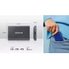 Išorinis SSD Samsung T7 Portable 1 TB, USB-C 3.2 Gen 2, NVMe, AES-256 aparatinė šifravimo apsauga, mėlynas