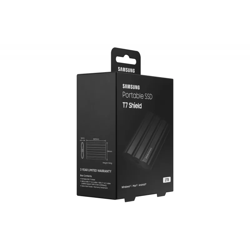 Samsung MU-PE2T0S 2 TB USB Type-C 3.2 Gen 2 (3.1 Gen 2) Juoda