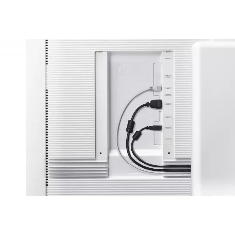 Samsung WM55B interaktyvi lenta 139,7 cm (55 colių) 3840 x 2160 pikselių Liečiamas ekranas Pilka, Balta