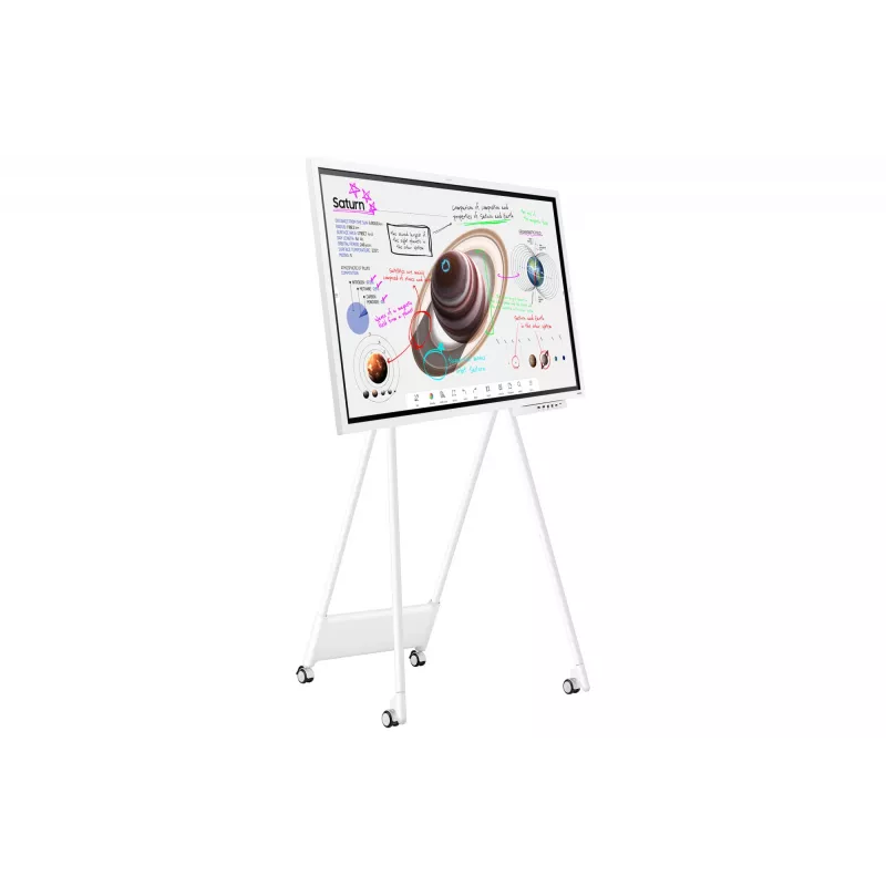 Samsung WM65B interaktyvi lenta 165,1 cm (65 col.) 3840 x 2160 pikselių Liečiamas ekranas Pilka, Balta