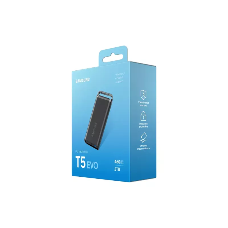 SSD diskas Samsung 2TB nešiojamas USB 3.2 Gen 1 MU-PH2T0S