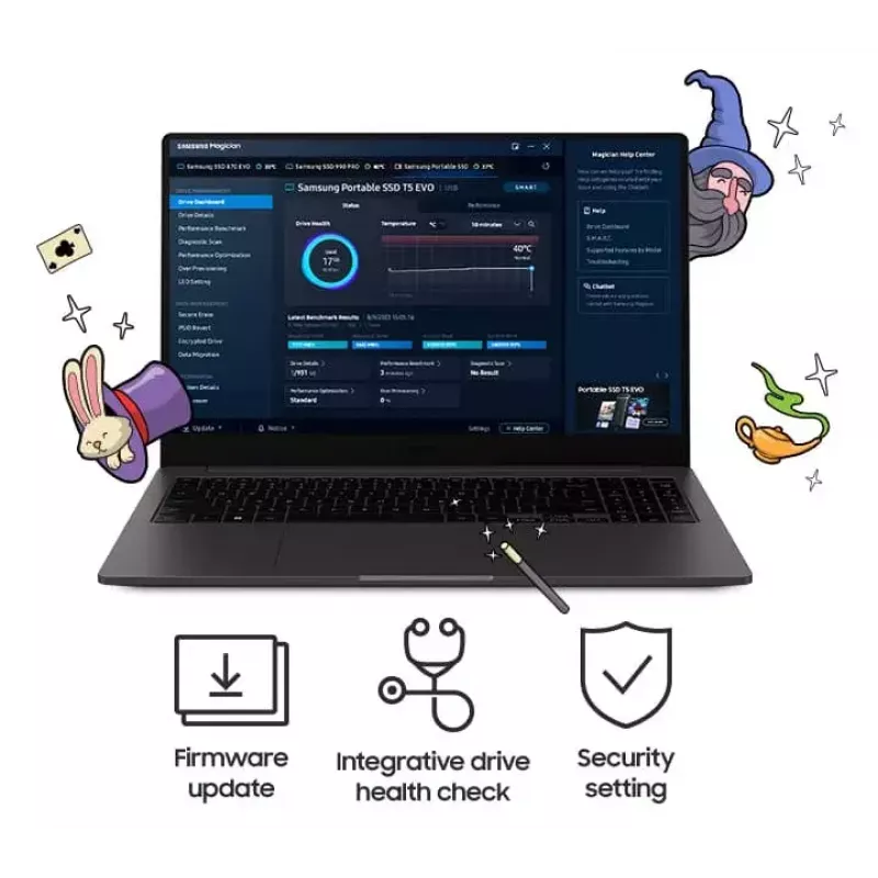 SSD diskas Samsung 2TB nešiojamas USB 3.2 Gen 1 MU-PH2T0S