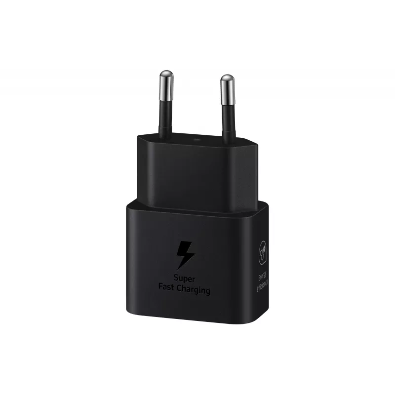 Įkroviklis Samsung EP-T2510 25 W USB-C vidaus greitasis įkrovimas, juodas, 1 m laidas