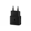 Įkroviklis Samsung EP-T2510 25 W USB-C vidaus greitasis įkrovimas, juodas, 1 m laidas