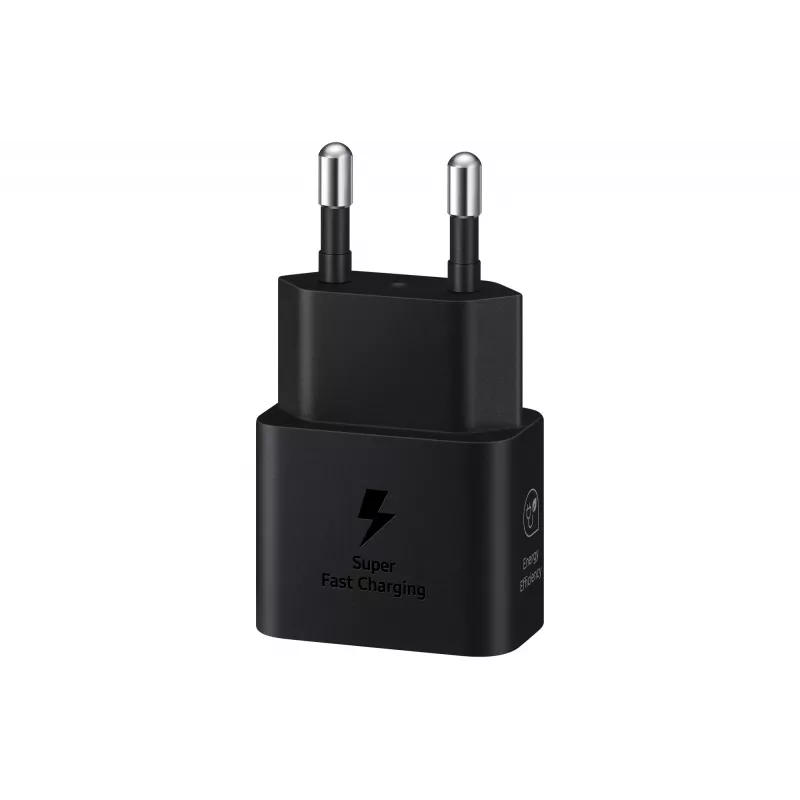 Įkroviklis Samsung EP-T2510 25 W USB-C vidaus greitasis įkrovimas, juodas, 1 m laidas