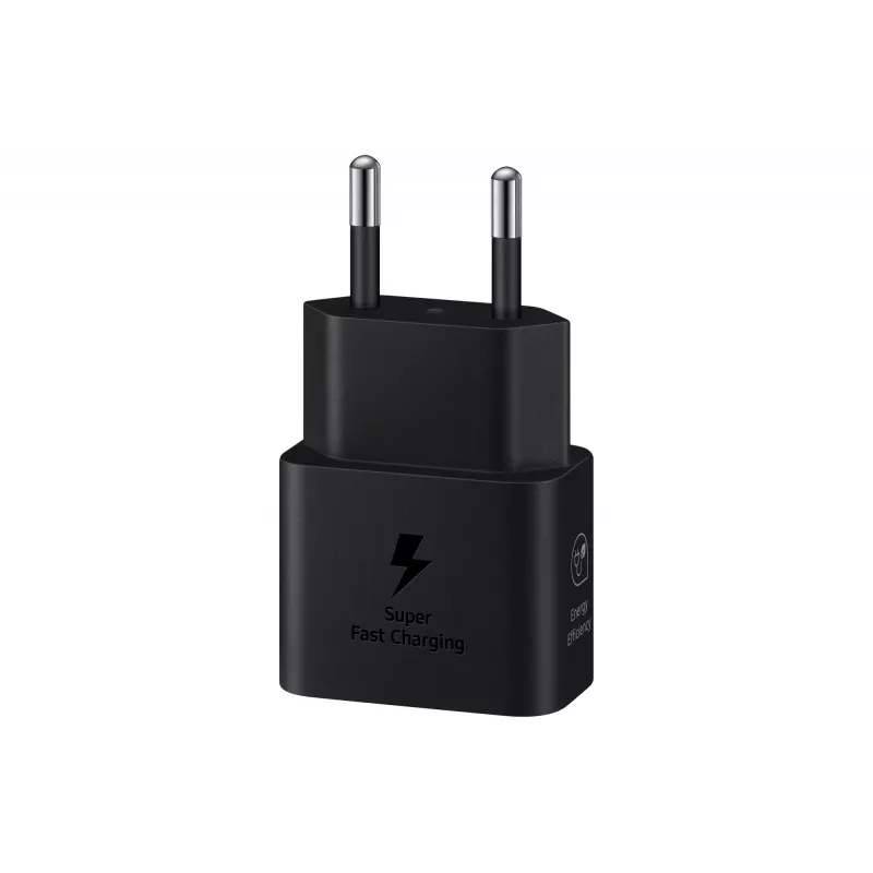Įkroviklis Samsung EP-T2510 25 W USB-C vidaus greitasis įkrovimas, juodas, 1 m laidas