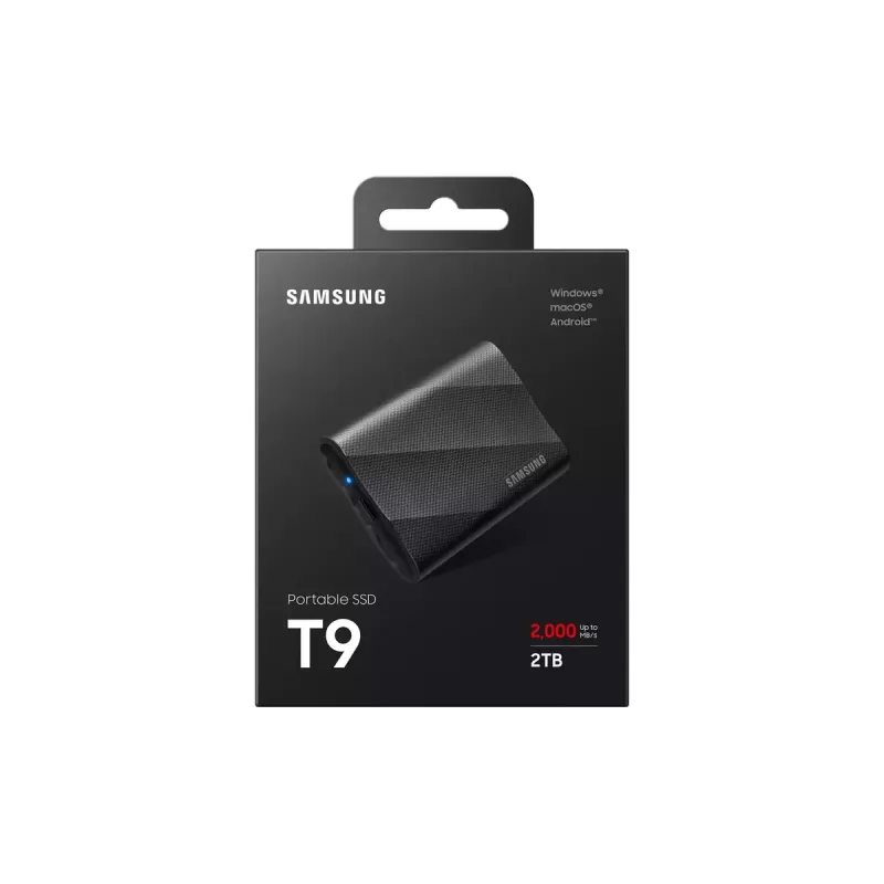 Samsung MU-PG2T0B 2 TB USB Type-C USB 3.2 Gen 2x2 juoda