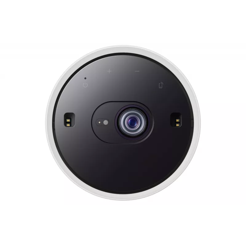Ultra trumpo fokusavimo DLP 1080p duomenų projektorius Samsung SP-LFF3CLAXXXH — 30–100 colių (0,8–2,7 m), „Wi‑Fi 5“, HDR10+, HLG, 5 W RMS, 1,4 kg, baltas