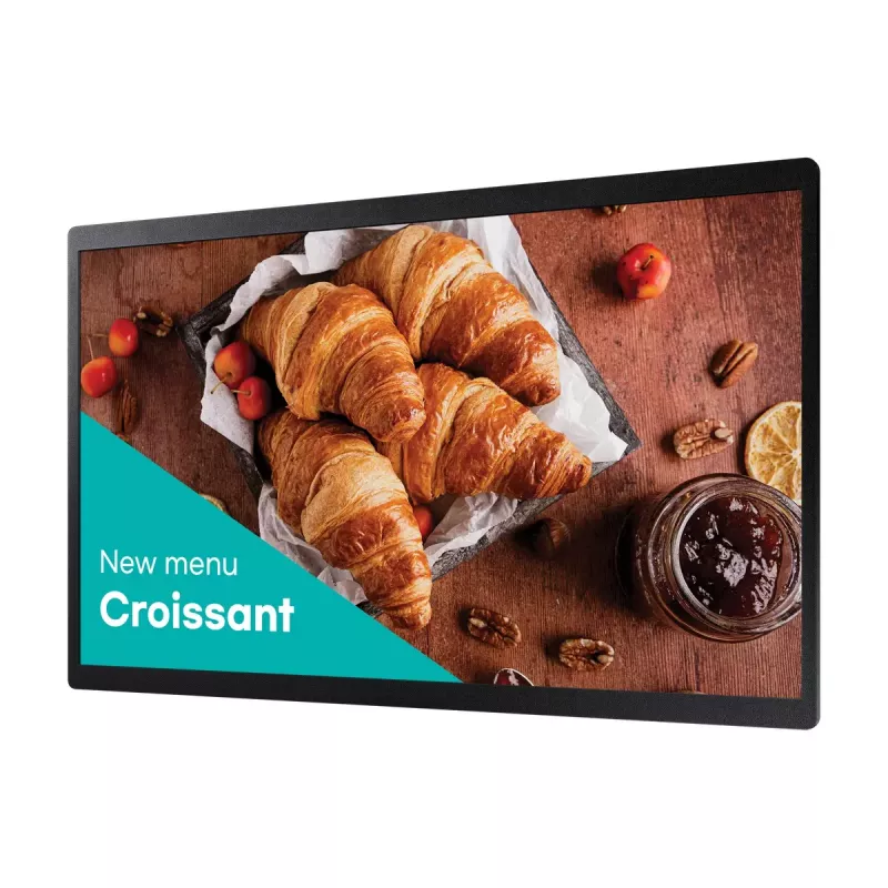 Samsung QB24C Skaitmeninių ženklų plokščiasis ekranas 61 cm (24 col.) LED Wi-Fi 250 cd/m² Full HD Juodas Įmontuotas procesorius Tizen 16/7