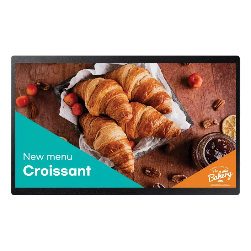 Samsung QB24C Skaitmeninių ženklų plokščiasis ekranas 61 cm (24 col.) LED Wi-Fi 250 cd/m² Full HD Juodas Įmontuotas procesorius Tizen 16/7