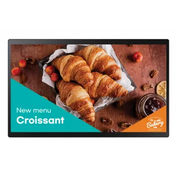 Samsung QB24C-T Skaitmeninės reklamos plokščiasis ekranas 61 cm (24 colių) LED Wi-Fi 250 cd/m² Full HD Juodas Liečiamas ekranas Įmontuotas procesorius Tizen 7.0 16/7