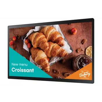 Samsung QB24C-T Skaitmeninės reklamos plokščiasis ekranas 61 cm (24 colių) LED Wi-Fi 250 cd/m² Full HD Juodas Liečiamas ekranas Įmontuotas procesorius Tizen 7.0 16/7