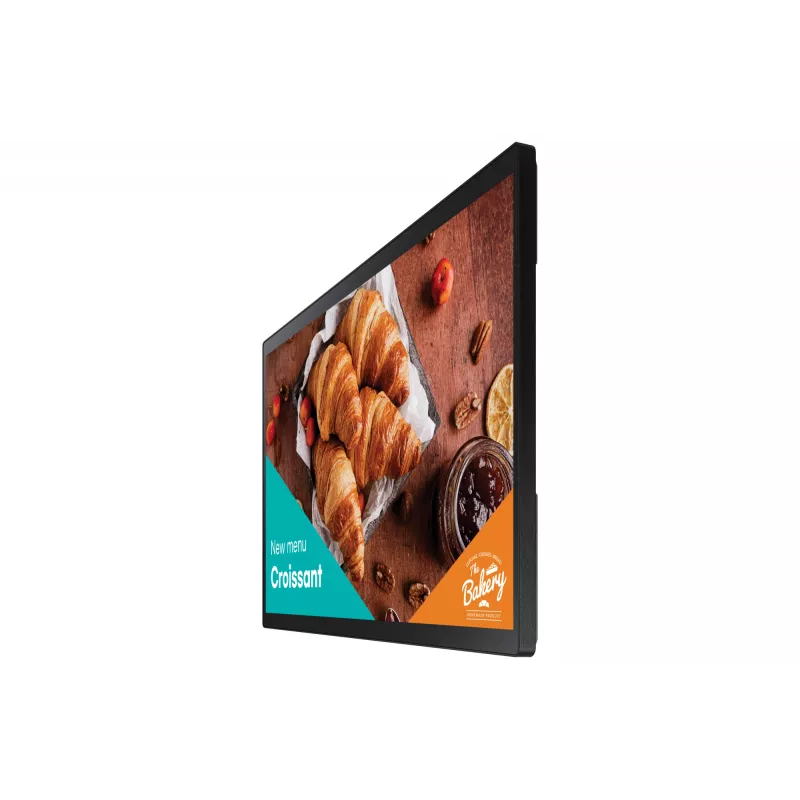 Samsung QB24C-T Skaitmeninės reklamos plokščiasis ekranas 61 cm (24 colių) LED Wi-Fi 250 cd/m² Full HD Juodas Liečiamas ekranas Įmontuotas procesorius Tizen 7.0 16/7