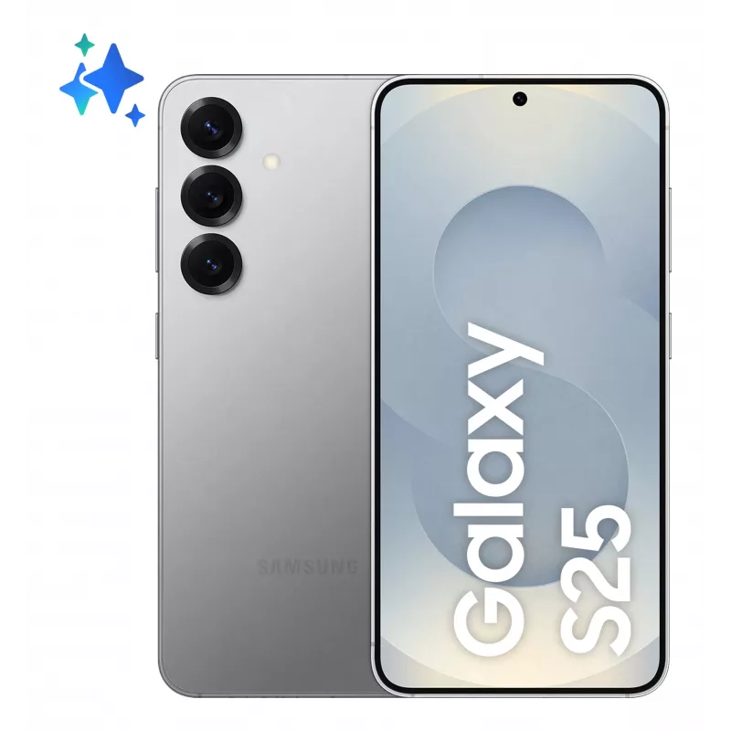 Samsung Galaxy S25 15,8 cm (6,2 colio) Dual SIM Android 15 5G USB Type-C 12 GB 128 GB 4000 mAh sidabrinis