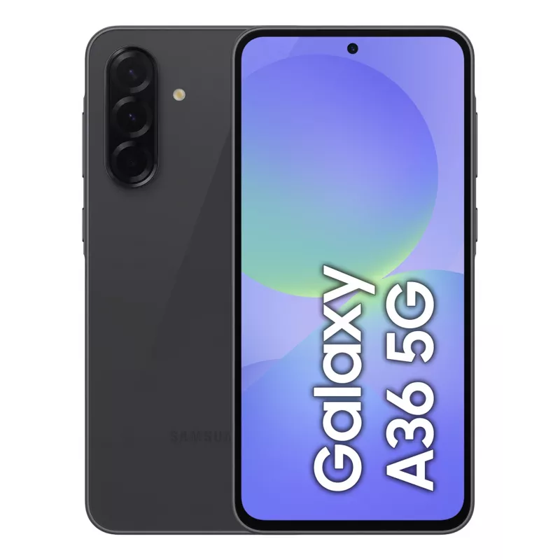 Samsung Galaxy A36 5G, 17 cm (6,7 colio), 8 GB, 256 GB, 50 MP, Android 15, Juoda