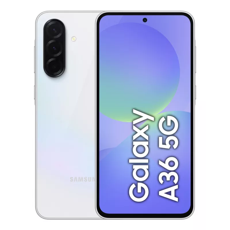 Samsung Galaxy A36 5G, 17 cm (6,7 colio), 8 GB, 256 GB, 50 MP, Android 15, Balta