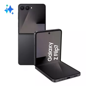 Išmanusis telefonas Samsung Galaxy Z Flip7 sulankstomas 6,8 colio 12 GB RAM 512 GB JetBlack, 5G, Dviguba 50+12 MP, 4300 mAh