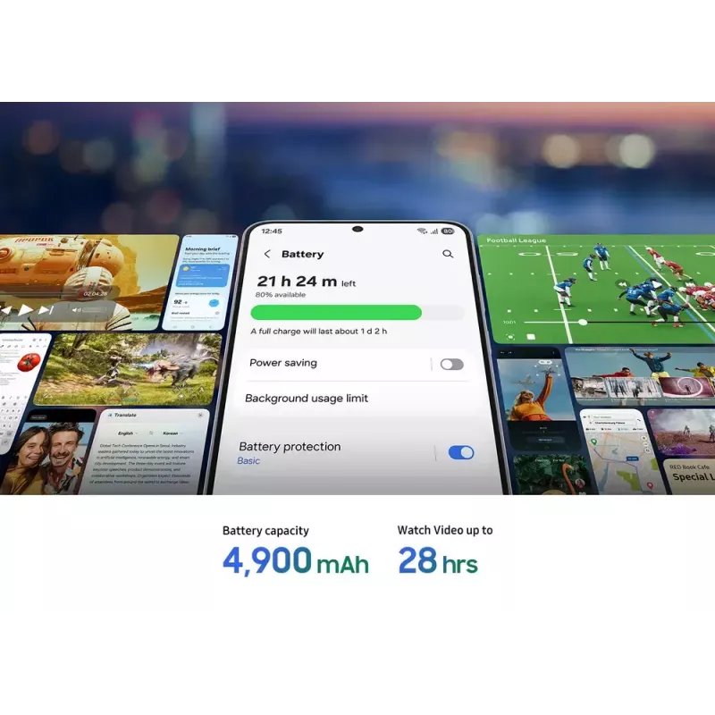 Išmanusis telefonas „Samsung Galaxy S25 FE“ 6,7 colio 128 GB mėlynas