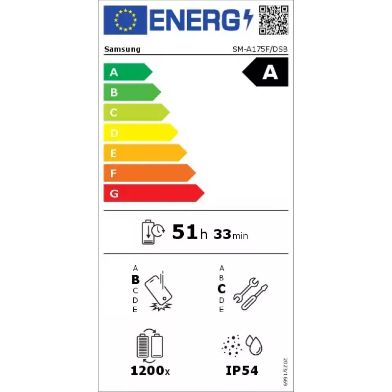 Išmanusis telefonas Samsung Galaxy A17 6,7 colio Super AMOLED, 4 GB RAM, 128 GB, 50 MP triguba kamera, 5000 mAh, pilka
