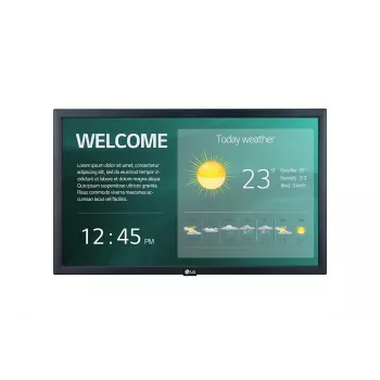 LG 22SM3G-B Skaitmeninės reklamos ekranas 54,6 cm (21,5 inch) IPS Wi-Fi 250 cd/m² Full HD Juodas Įmontuotas procesorius 16/7