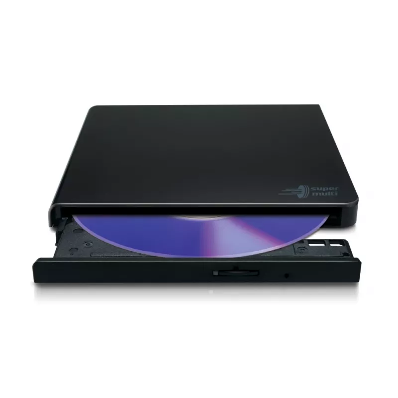HITACHI-LG DATA STORAGE Plonas nešiojamasis DVD įrašymo įrenginys - Gp57eb40 - USB 2.0 - Juodas