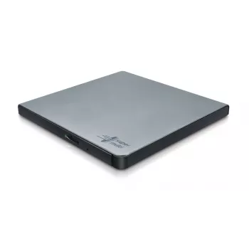 HITACHI-LG DATA STORAGE Plonas nešiojamas DVD įrašymo įrenginys - Gp57eb40 - USB 2.0 - Sidabrinis