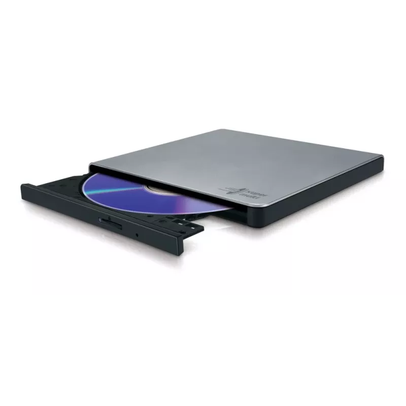 HITACHI-LG DATA STORAGE Plonas nešiojamas DVD įrašymo įrenginys - Gp57eb40 - USB 2.0 - Sidabrinis