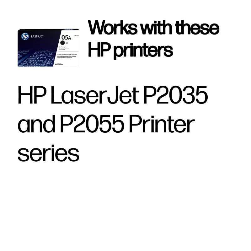 HP 05A Juoda originali LaserJet tonerio kasetė, 2300 puslapių, juoda, 1 vnt.
