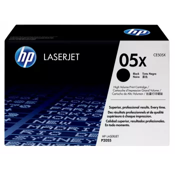 HP 05X didelės išeigos juoda originali LaserJet tonerio kasetė, 6500 puslapių, juoda, 1 vnt.