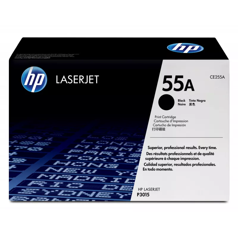 HP 55A juoda originali LaserJet tonerio kasetė, 6000 puslapių, juoda, 1 vnt.