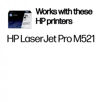 HP 55A juoda originali LaserJet tonerio kasetė, 6000 puslapių, juoda, 1 vnt.