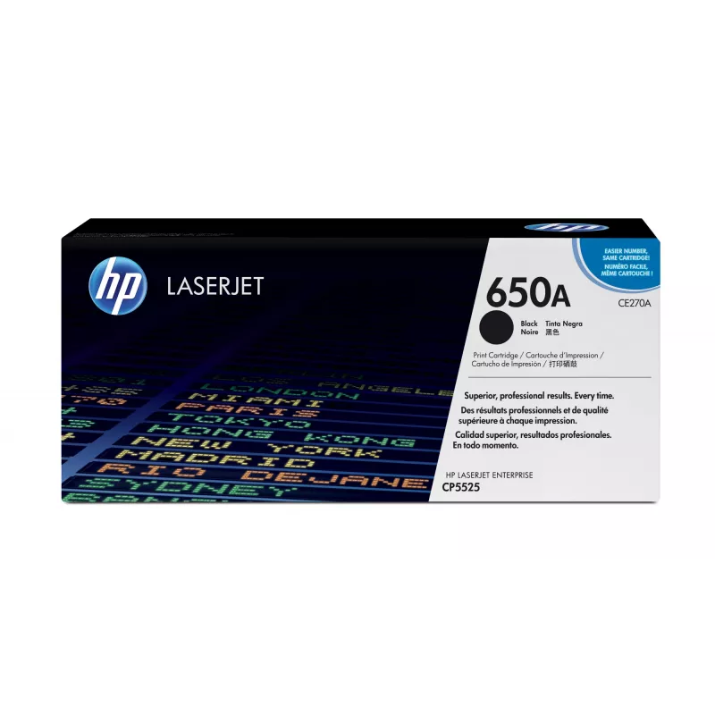 HP 650A Original LaserJet juodas tonerio kasetė