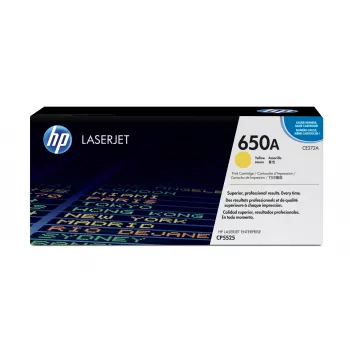Tonero kasetė HP 650A, geltona, 13000 puslapių