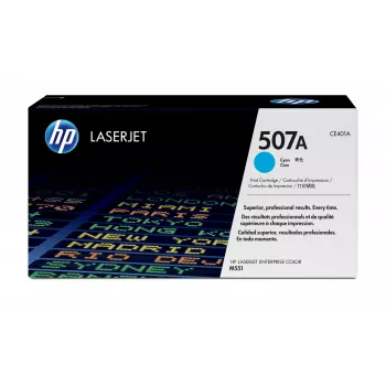 HP 507A Žydra originali LaserJet tonerio kasetė, 6000 puslapių, Žydra, 1 vnt.