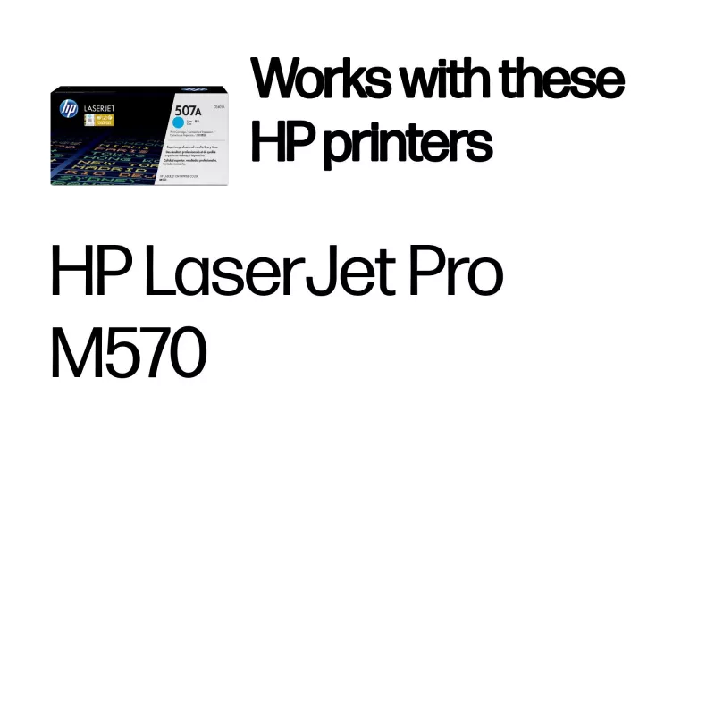 HP 507A Žydra originali LaserJet tonerio kasetė, 6000 puslapių, Žydra, 1 vnt.