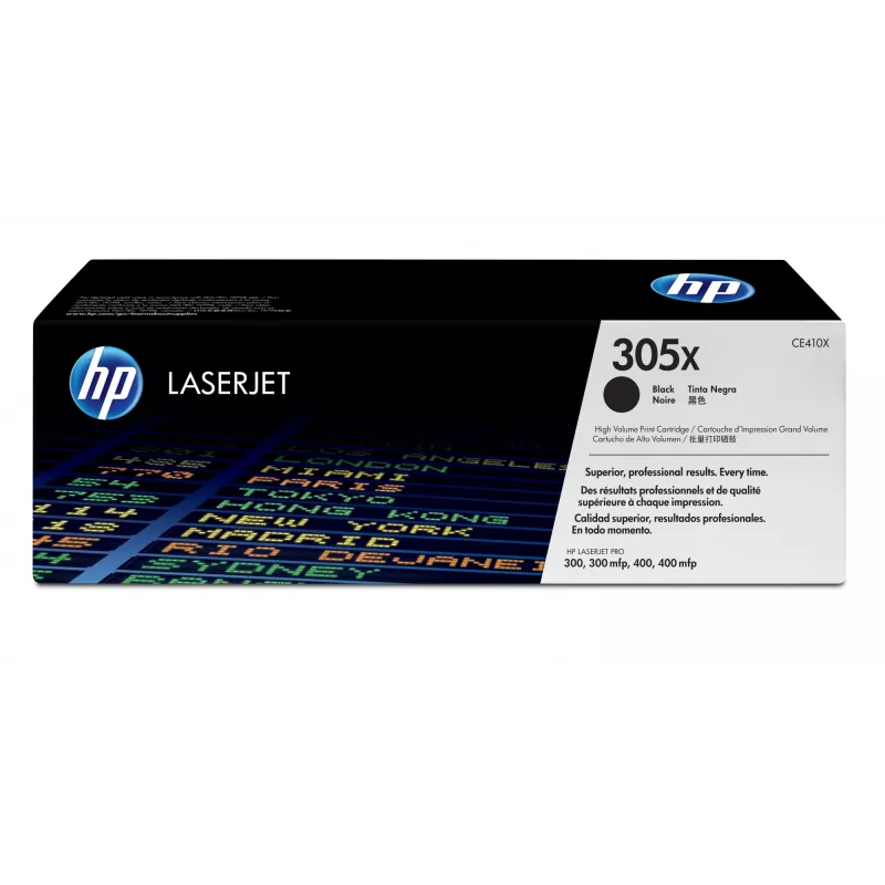 HP 305X didelės išeigos juodas originalus LaserJet kasečių toneris