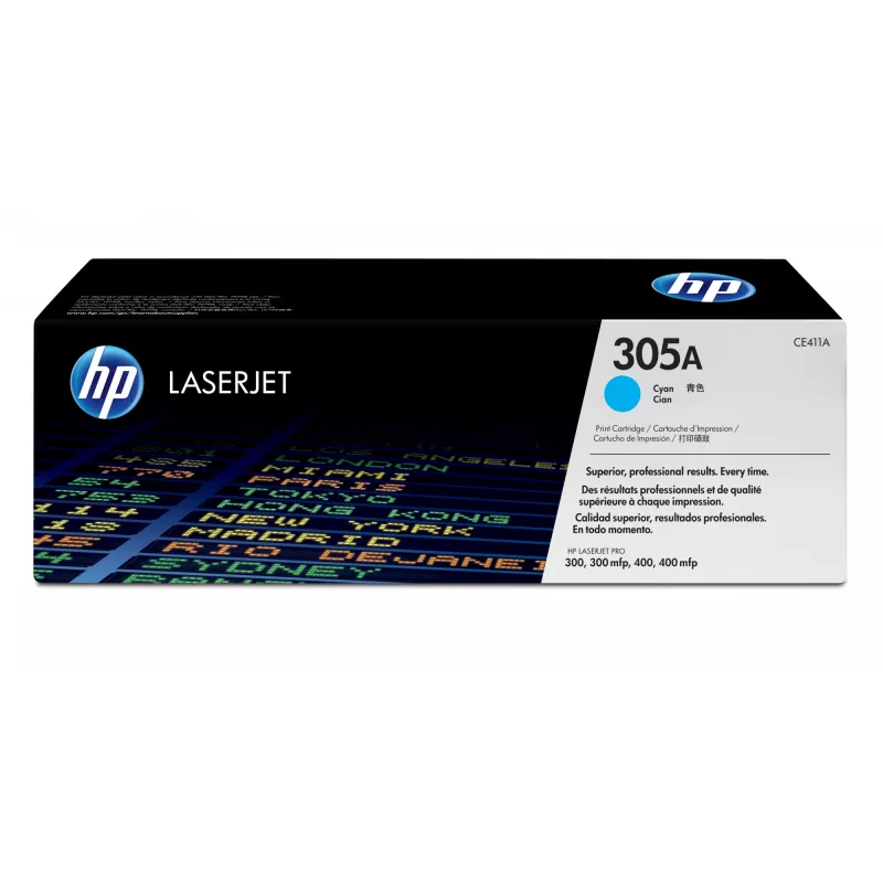 HP 305A Žydra originali LaserJet tonerio kasetė, 2600 puslapių, Žydra, 1 vnt.