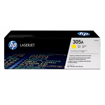 HP 305A geltona originali LaserJet tonerio kasetė, 2600 puslapių, Geltona, 1 vnt.