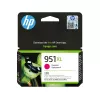 HP 951XL didelės išeigos originali magentos rašalo kasetė, magenta, 1 vnt., 1500 puslapių