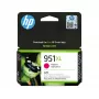 HP 951XL didelės išeigos originali magentos rašalo kasetė, magenta, 1 vnt., 1500 puslapių