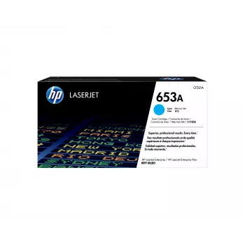 Tonero HP kasetė Nr. 653A HP 653A Cyan 2300 puslapių